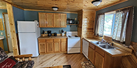 1 Bedroom MN Cabin, Full Kitchen